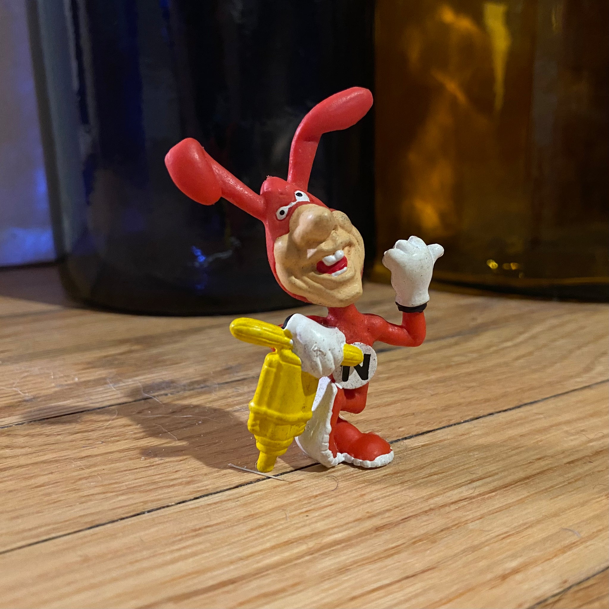 Vintage Dominos Pizza Avoid the Noid 1987 Wooden Magnet & Jack Vintage Dominos Pizza Avoid the Noid 1987 Wooden Magnet & Jack
