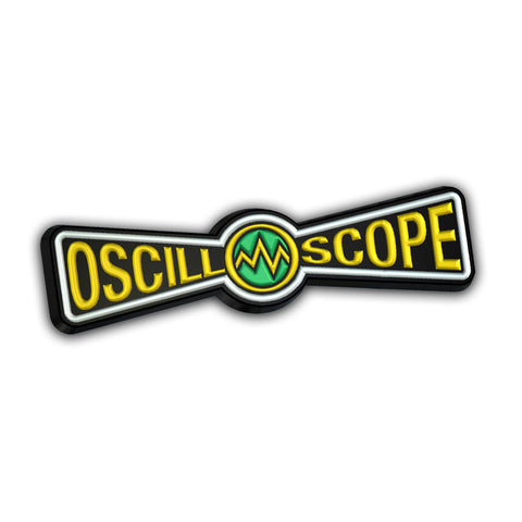 Oscilloscope Flair: Classic Logo